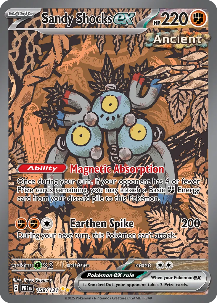 Sandy Shocks ex #159, Prismatic Evolutions