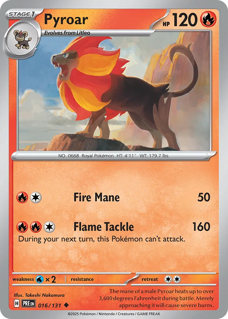 Pyroar #16, Prismatic Evolutions