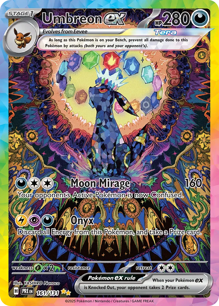 Umbreon ex #161, Prismatic Evolutions