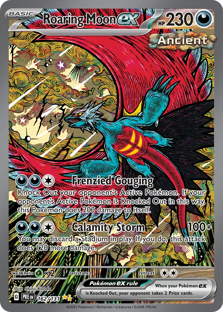 Roaring Moon ex #162, Prismatic Evolutions