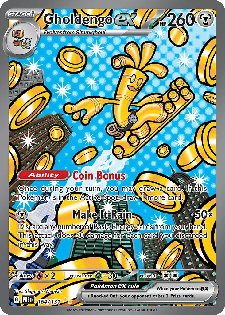 Gholdengo ex #164, Prismatic Evolutions
