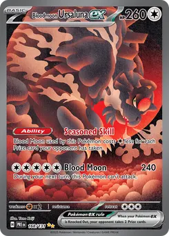Bloodmoon Ursaluna ex #168, Prismatic Evolutions