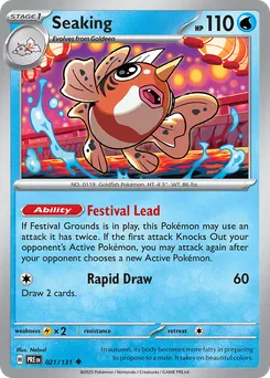 Seaking #21, Master Ball Reverse Holo