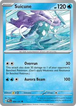 Suicune #24, Master Ball Reverse Holo