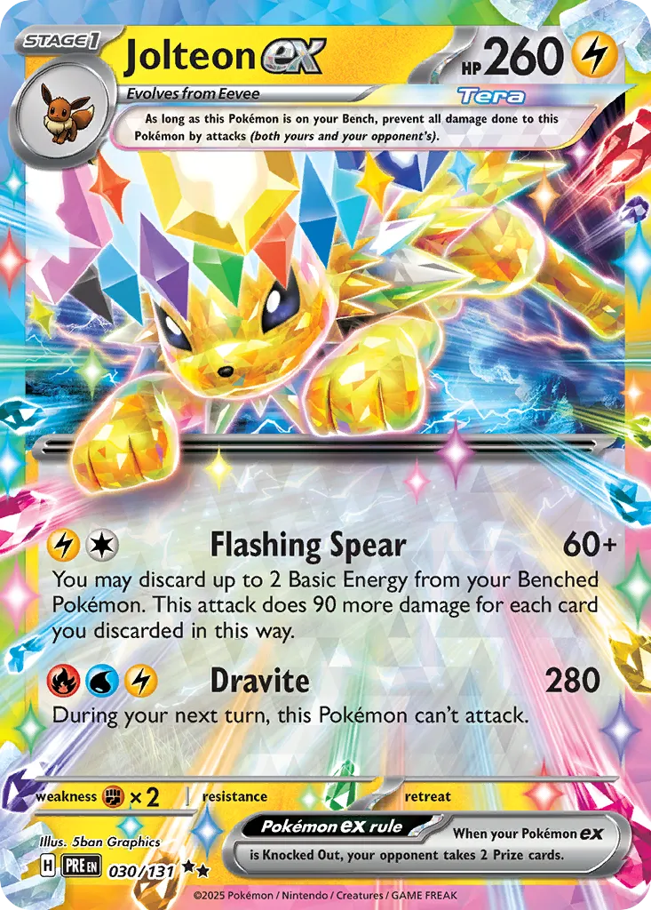 Jolteon ex #30, Prismatic Evolutions