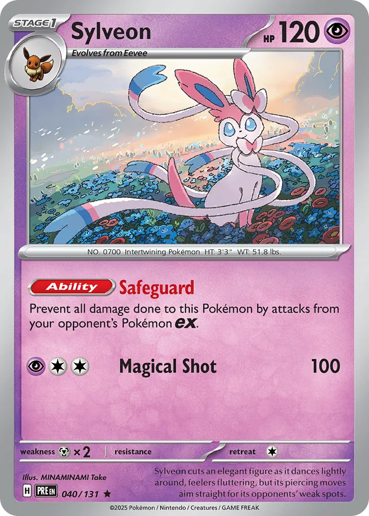 Sylveon #40, Prismatic Evolutions