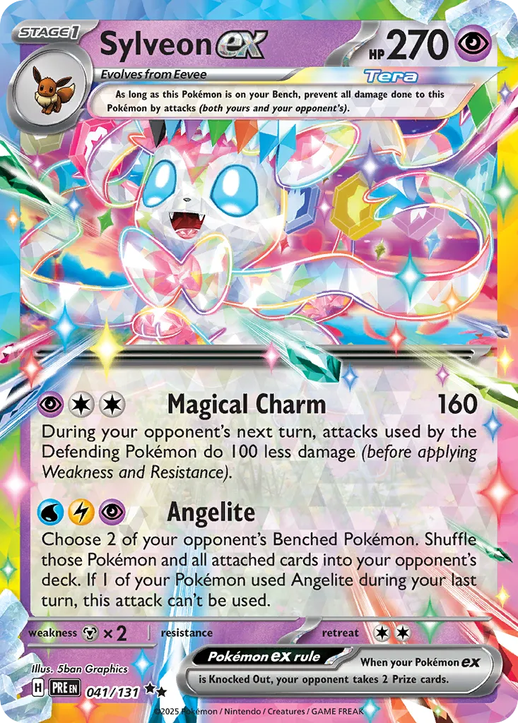 Sylveon ex #41, Prismatic Evolutions