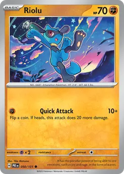 Riolu #50, Master Ball Reverse Holo