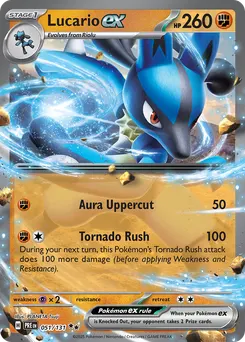 Lucario ex #51, Standard