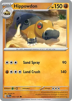 Hippowdon #53, Master Ball Reverse Holo