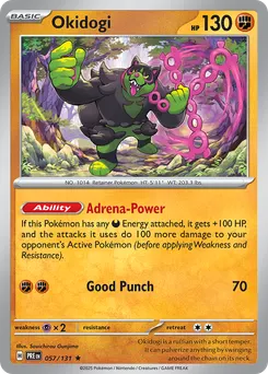Okidogi #57, Master Ball Reverse Holo