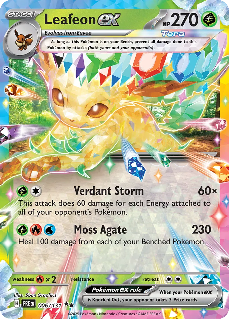 Leafeon ex #6, Prismatic Evolutions