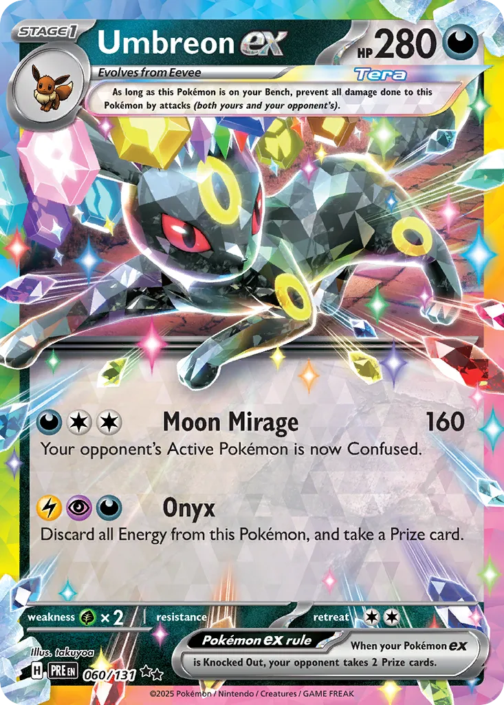 Umbreon ex #60, Prismatic Evolutions