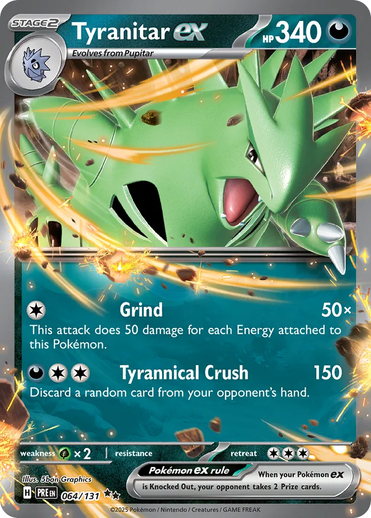 Tyranitar ex #64, Prismatic Evolutions