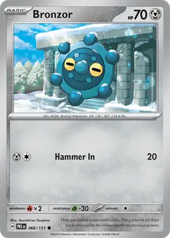 Bronzor #66, Master Ball Reverse Holo