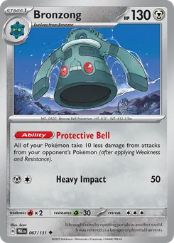 Bronzong #67, Master Ball Reverse Holo