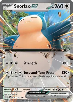 Snorlax ex #76, Standard