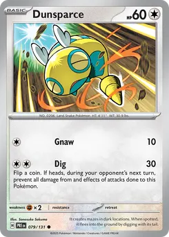 Dunsparce #79, Master Ball Reverse Holo