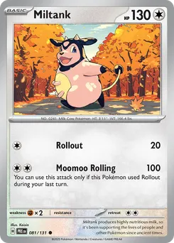 Miltank #81, Master Ball Reverse Holo