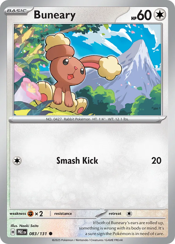 Buneary #83, Prismatic Evolutions