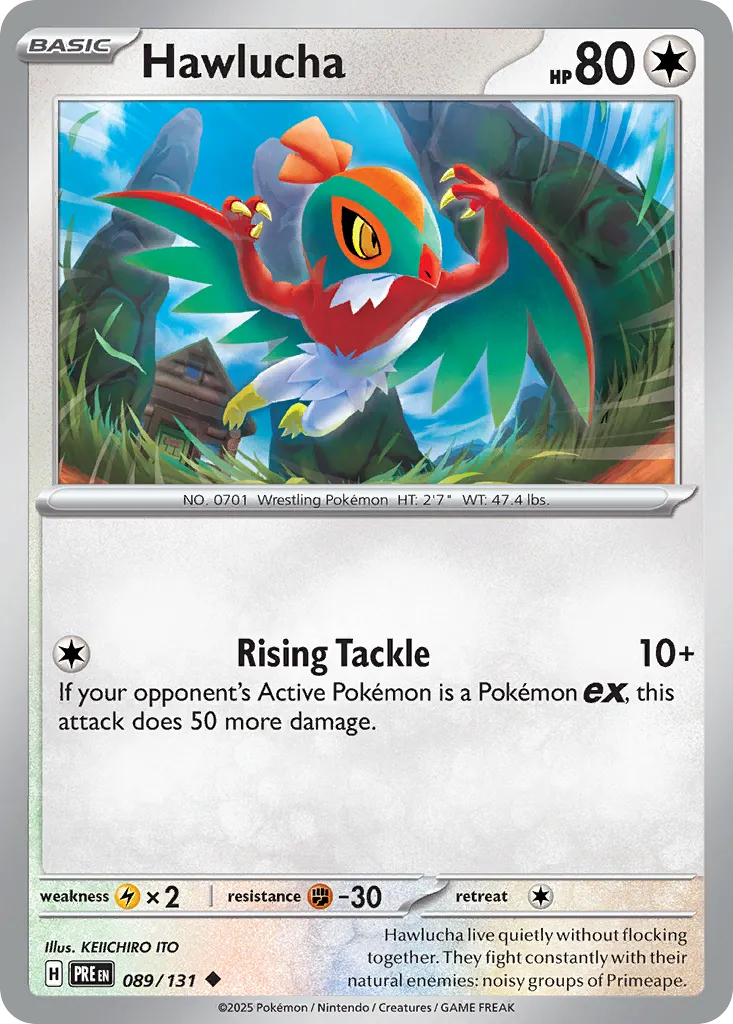 Hawlucha #89, Prismatic Evolutions