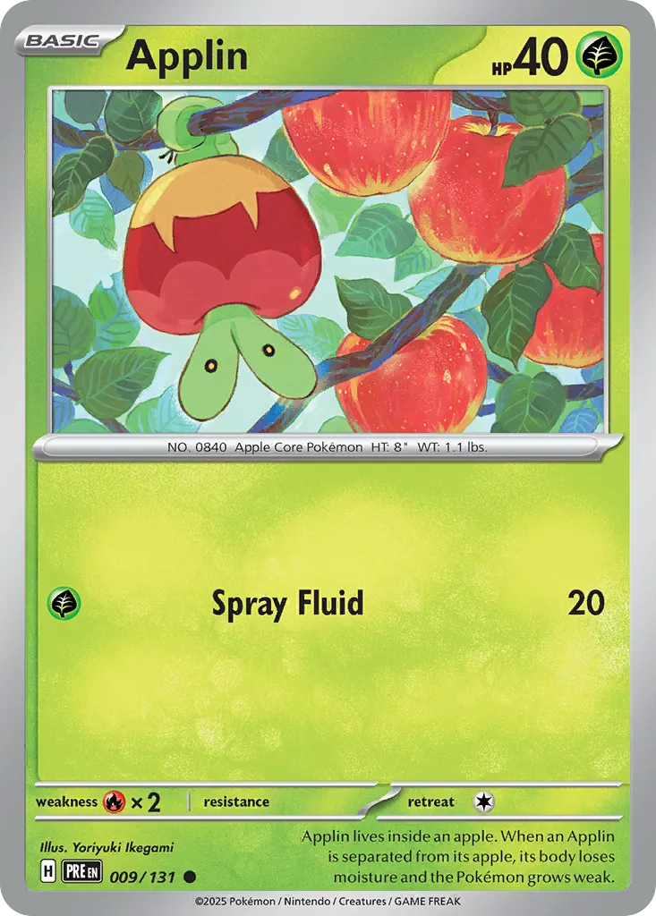 Applin #9, Prismatic Evolutions Reverse Holo