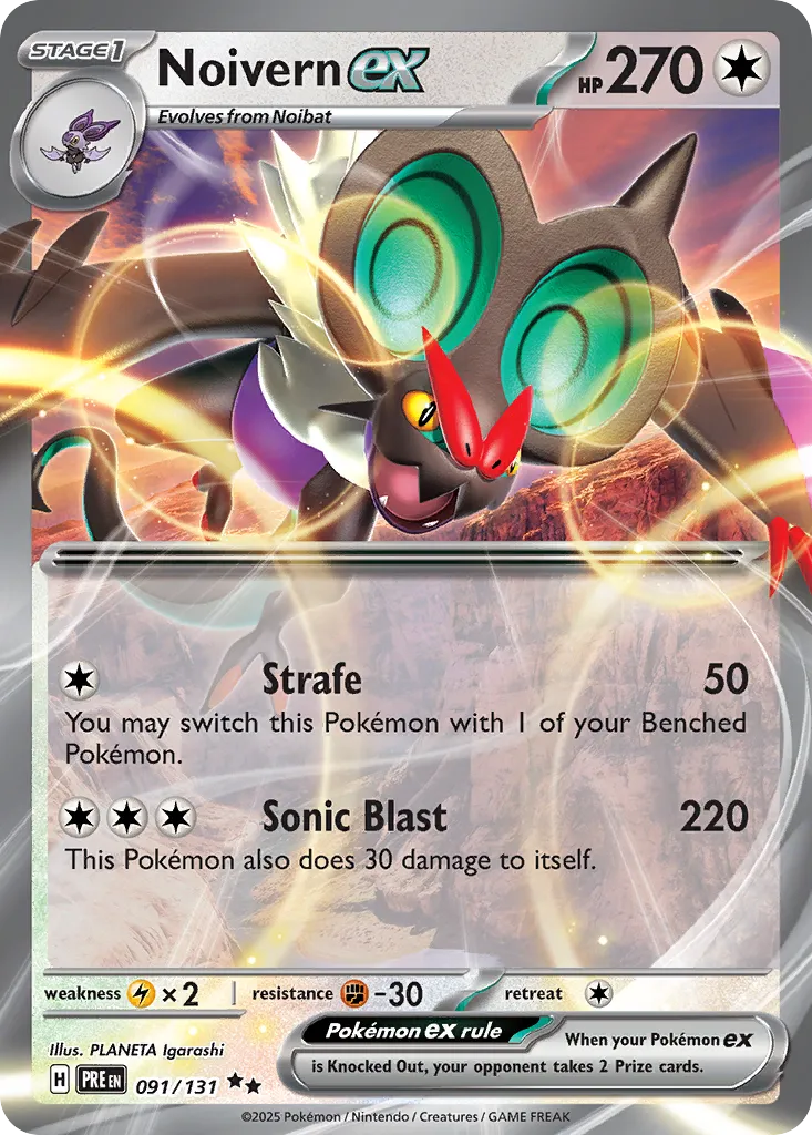 Noivern ex #91, Prismatic Evolutions