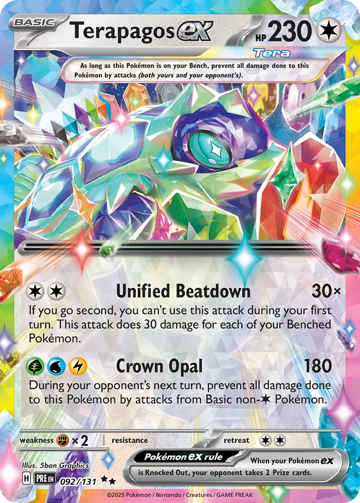 Terapagos ex #92, Prismatic Evolutions