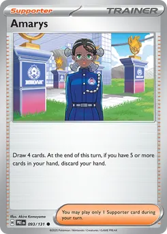 Amarys #93, Poke Ball Reverse Holo