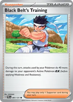 Black Belt's Training #97, Poke Ball Reverse Holo