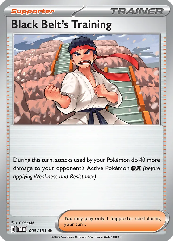 Black Belt's Training #98, Prismatic Evolutions Poke Ball Reverse Holo