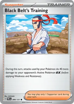 Black Belt's Training #99, Poke Ball Reverse Holo