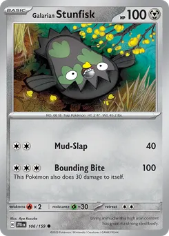 Galarian Stunfisk #106, Standard