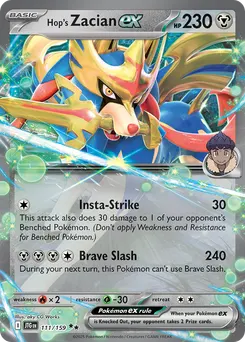 Hop's Zacian ex #111, Standard