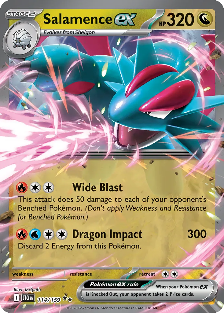 Salamence ex #114, Journey Together