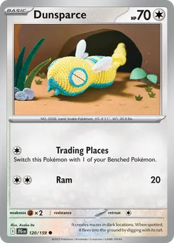 Dunsparce #120, Reverse Holo