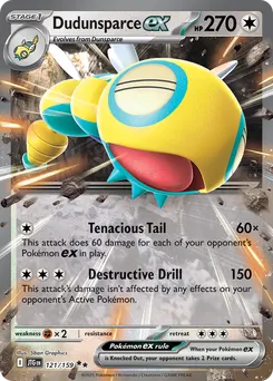Dudunsparce ex #121, Standard