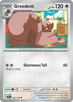 Greedent #132, Reverse Holo