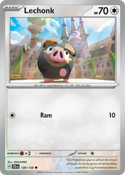 Lechonk #139, Reverse Holo