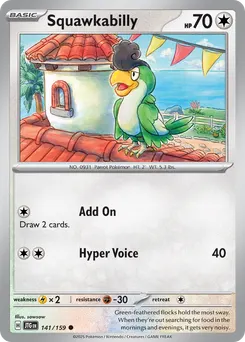 Squawkabilly #141, Reverse Holo