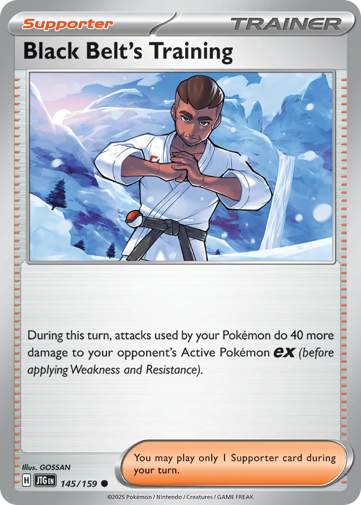 Black Belt's Training #145, Journey Together Reverse Holo