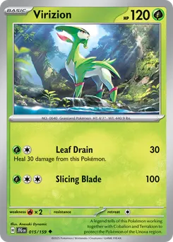 Virizion #15, Standard