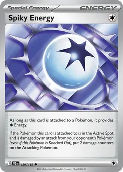 Spiky Energy #159, Reverse Holo