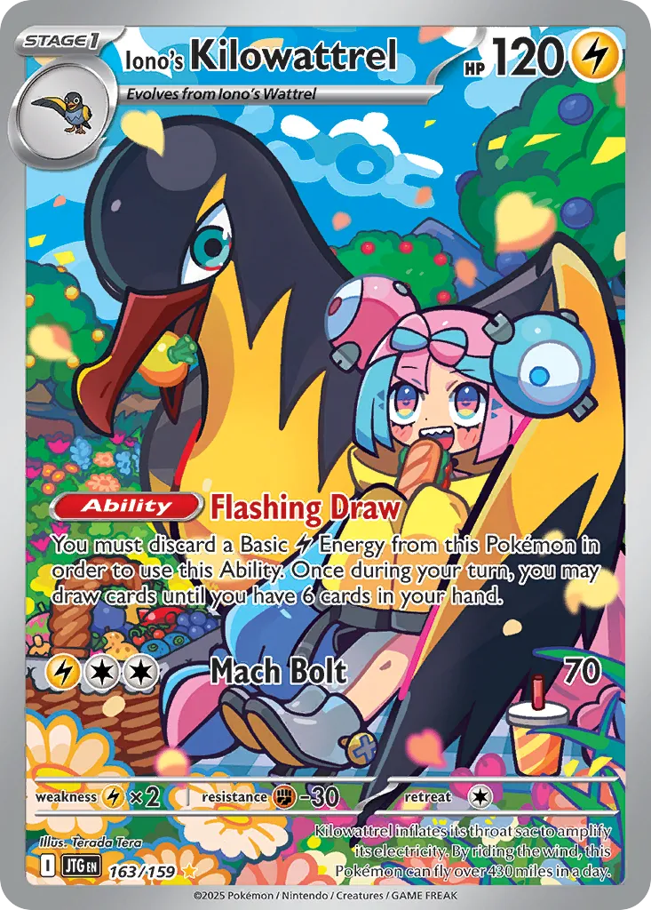 Iono's Kilowattrel #163, Journey Together
