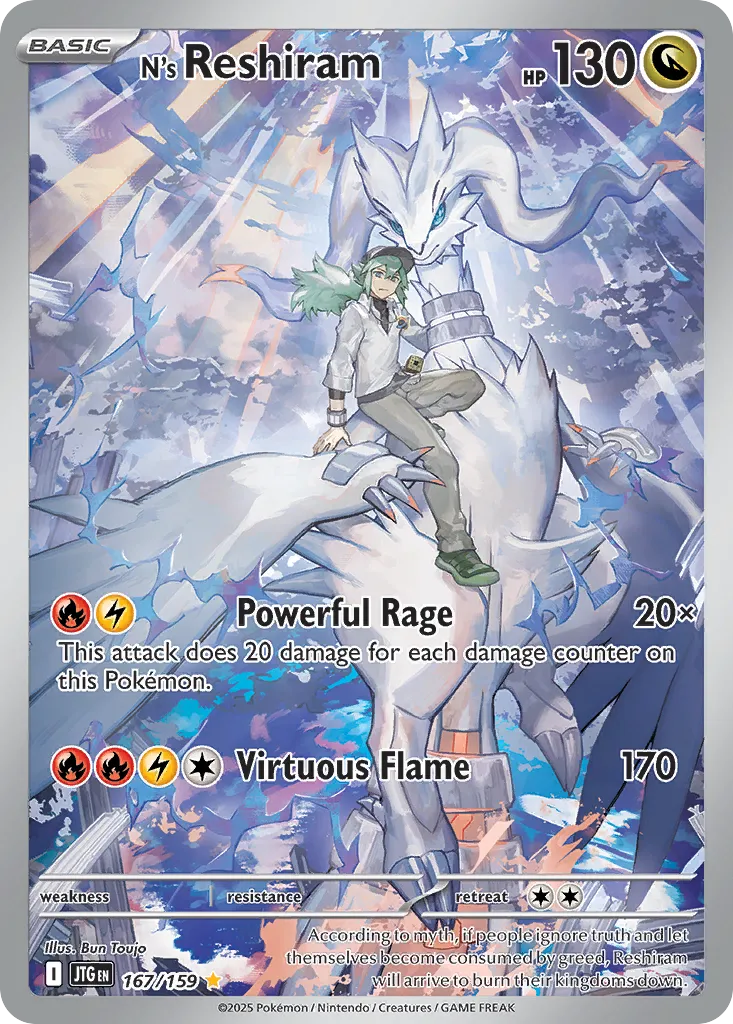 N's Reshiram #167, Journey Together