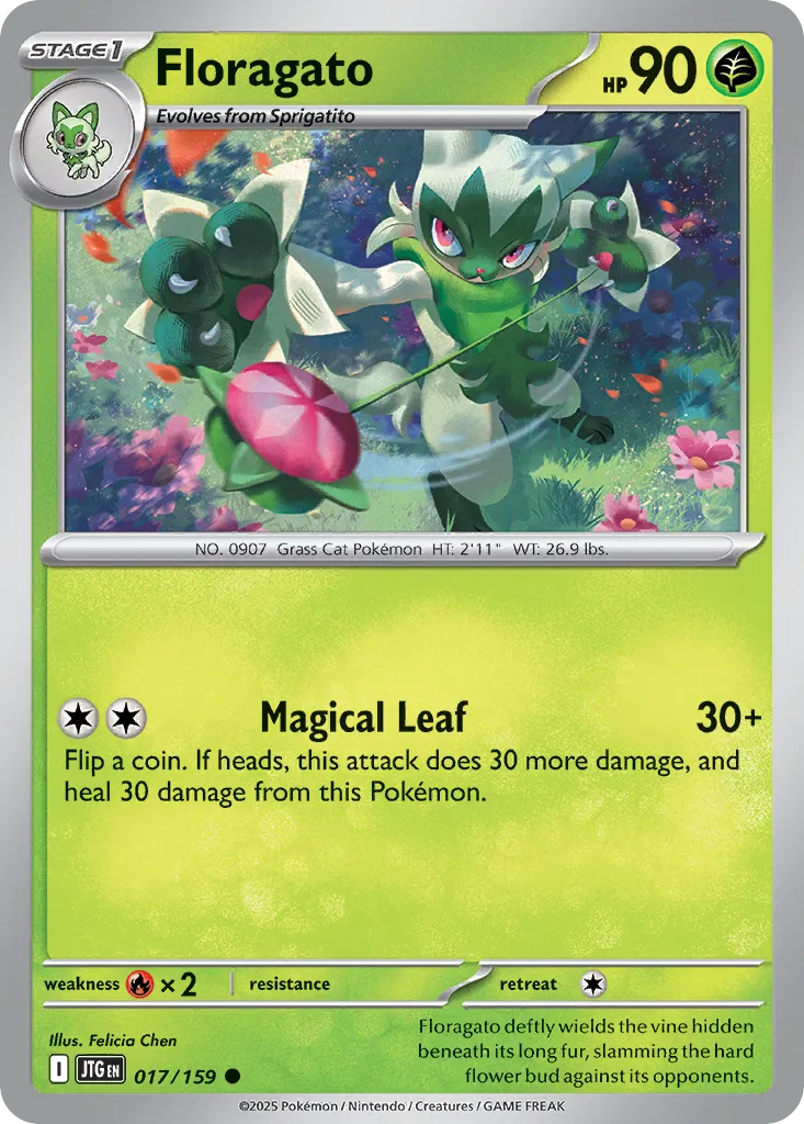 Floragato #17, Journey Together Reverse Holo