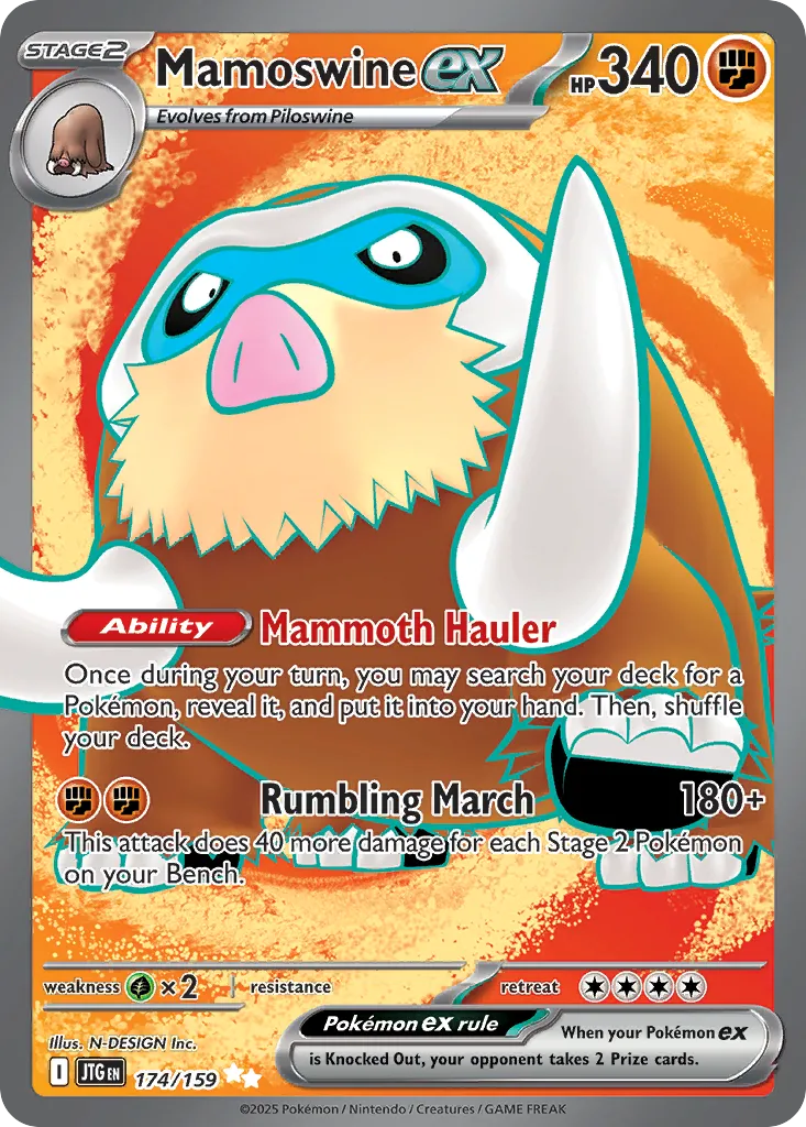 Mamoswine ex #174, Journey Together