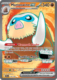 Mamoswine ex #174, Standard