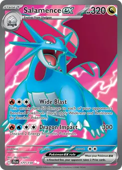 Salamence ex #177, Standard