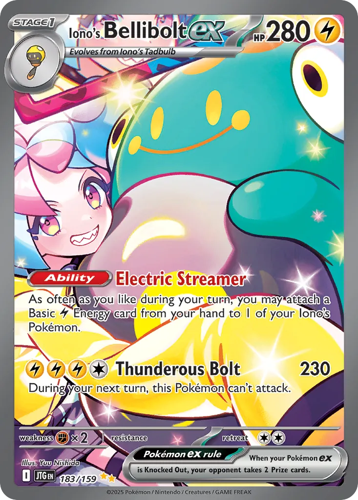 Iono's Bellibolt ex #183, Journey Together